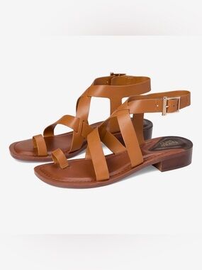NIB Franco Sarto Leather Strappy Sandals